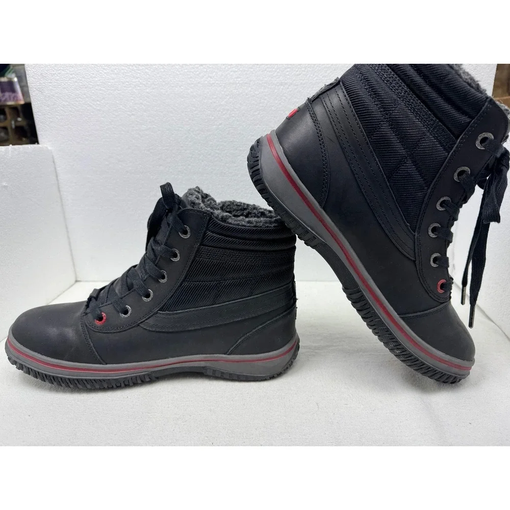 Pajar Tavin Winter Boots Mens 10-10.5 Black‎ Waterproof Leather Insulated